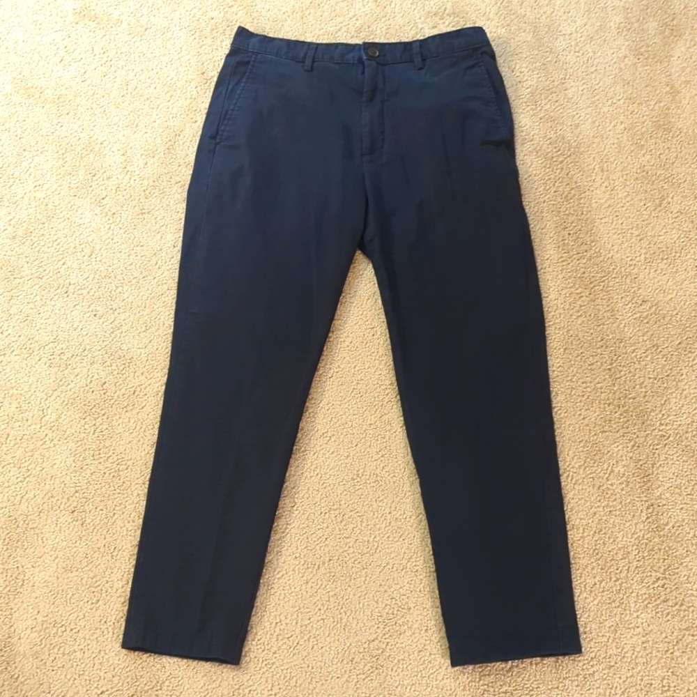 Banana Republic Navy Blue Slim Fit Chinos
